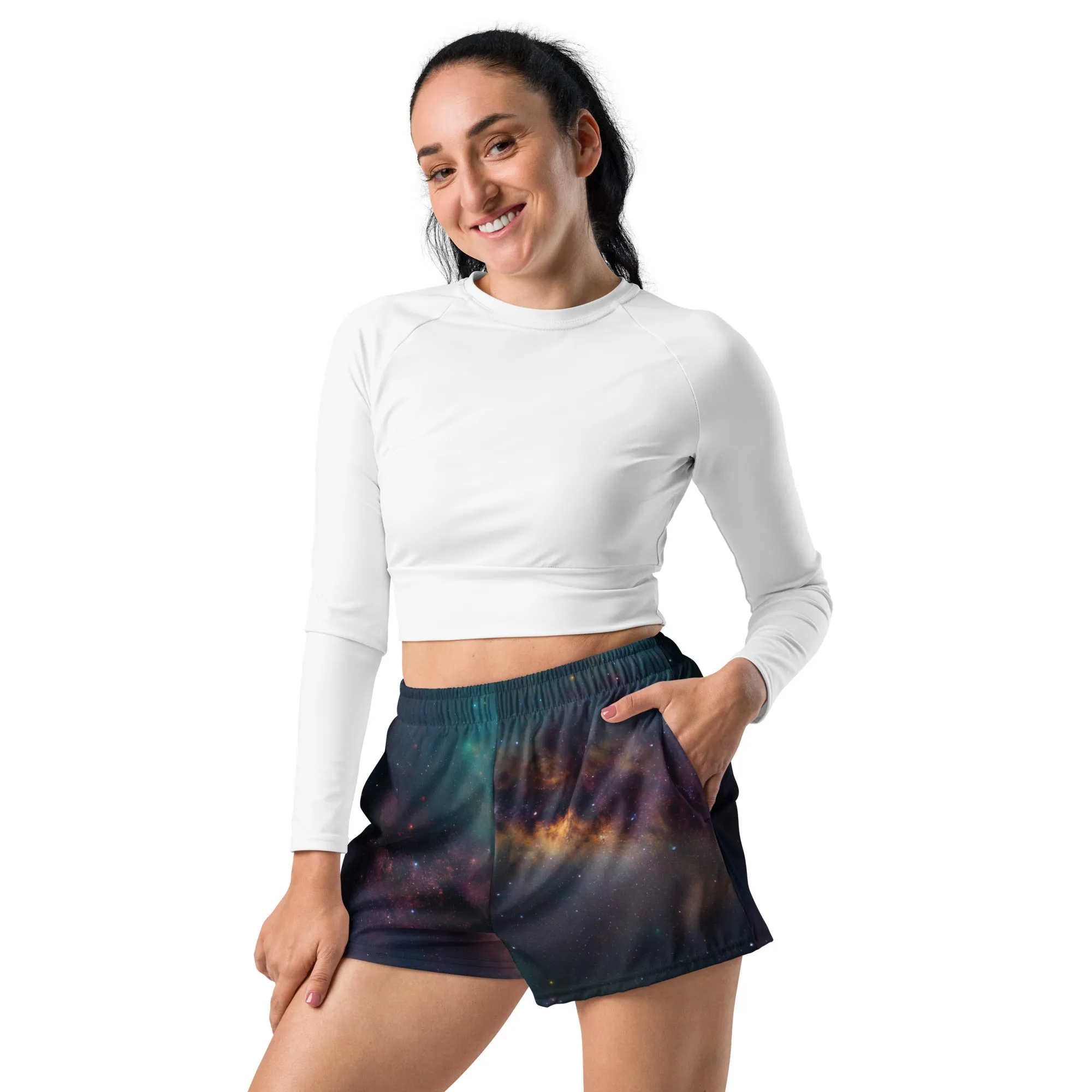 Celestial Soul Voyage All-Over Print Unisex Athletic Shorts
