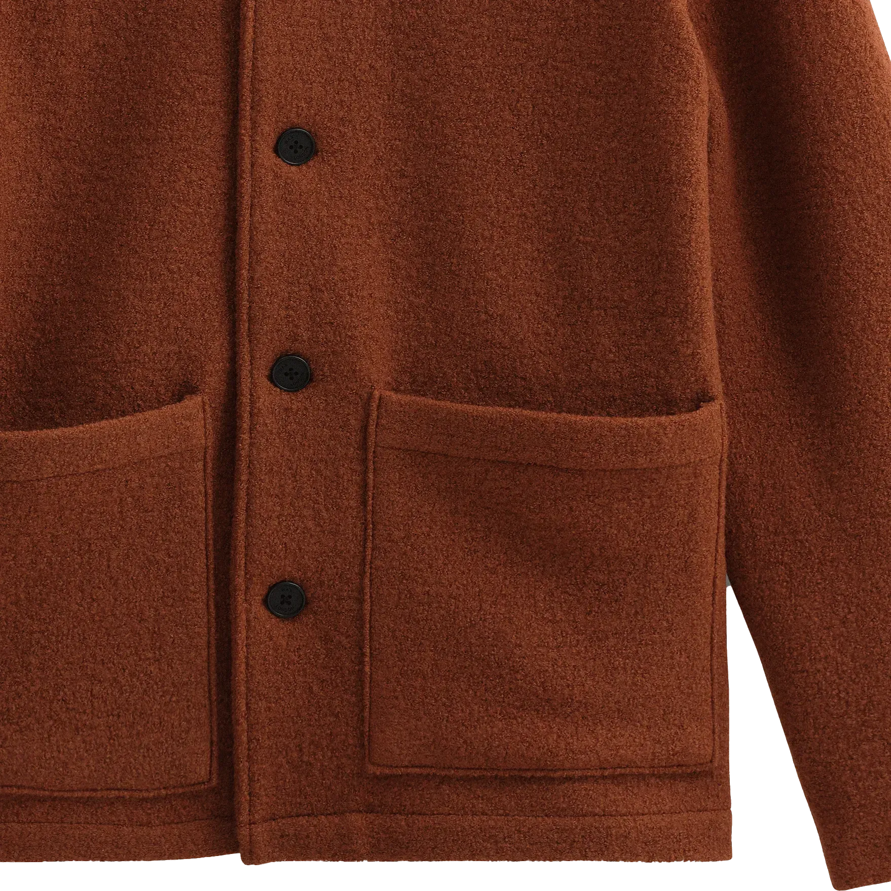 Grant Wool Jacket - Rust