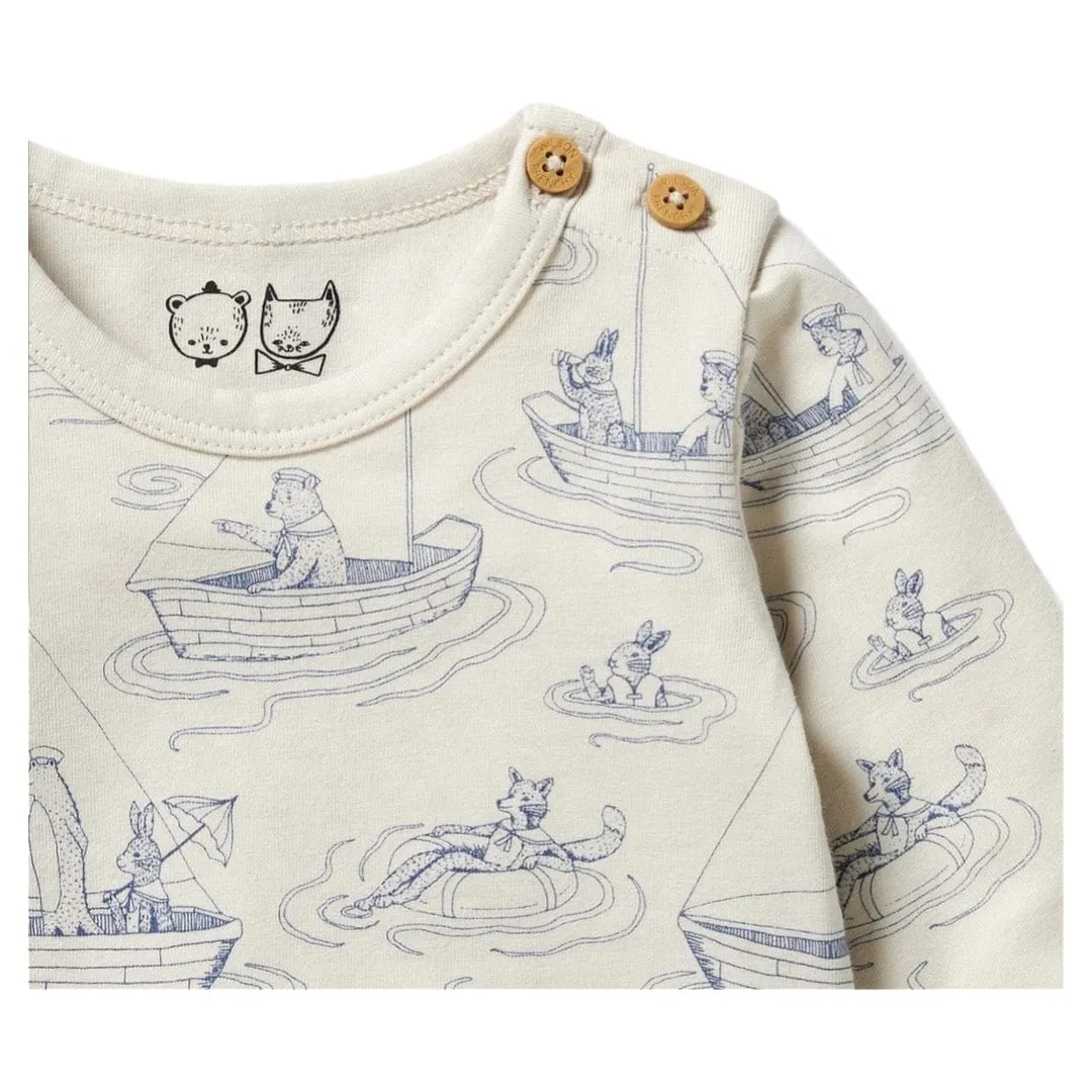 Long Sleeve Top - Sail Away