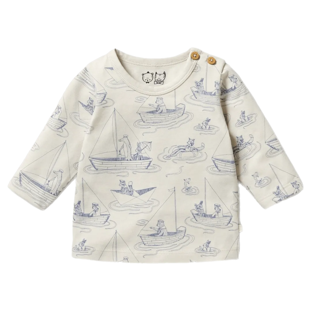 Long Sleeve Top - Sail Away