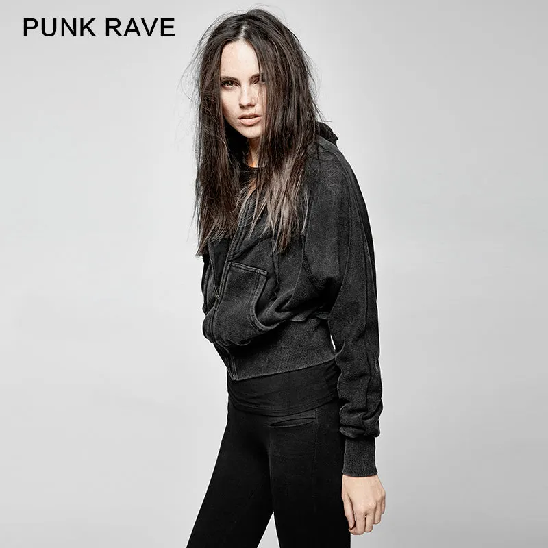 PY-208 Bat Shape Do Old Adult Winter Cotton Punk Jacket