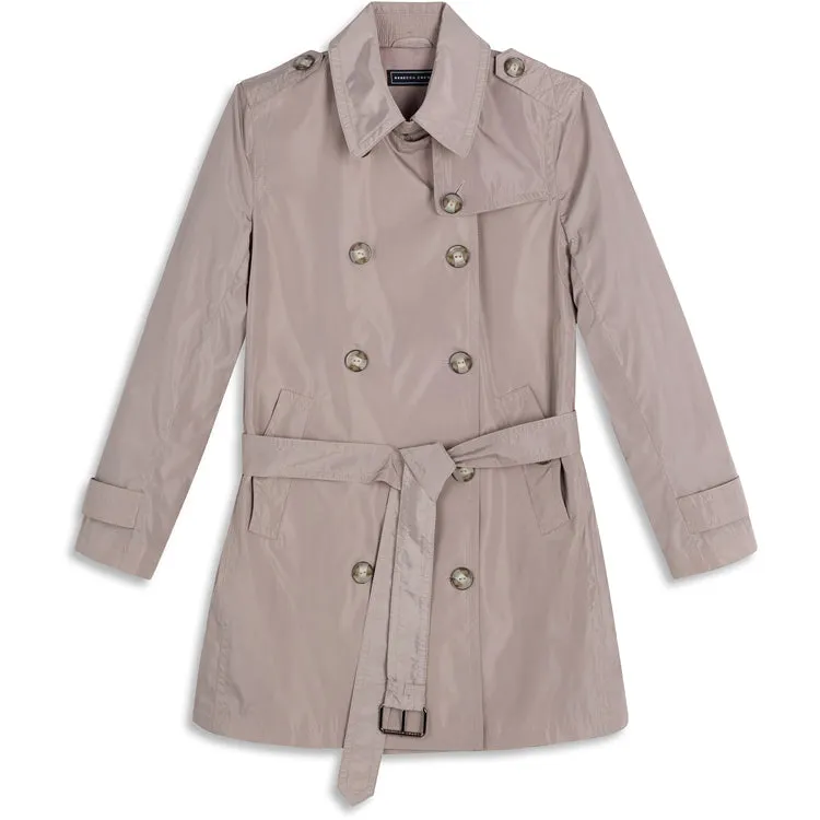 SHIMMER ALL WEATHER COAT BEIGE