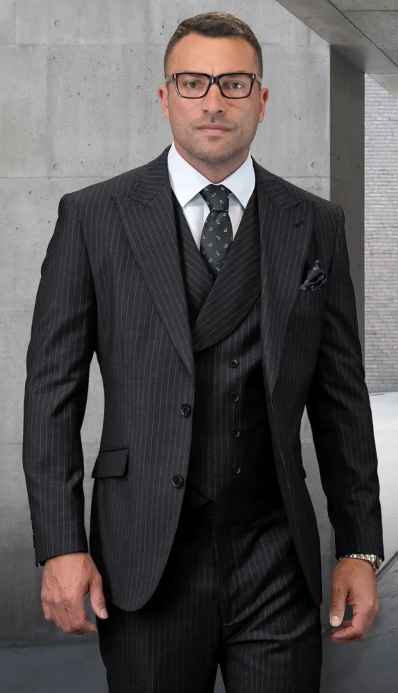 Statement  EXPLO-BLK Mens Suit