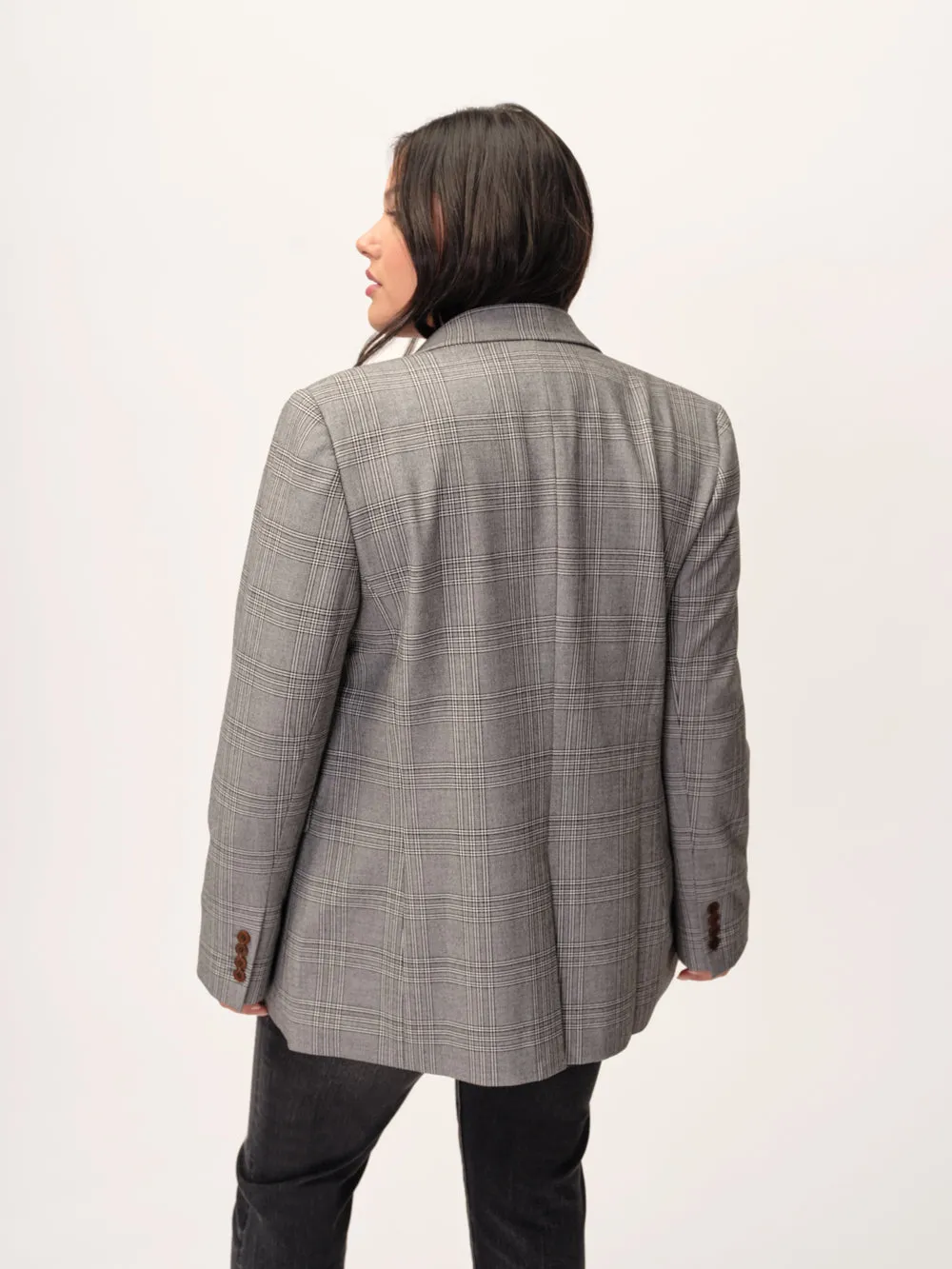 The Relaxed Check Blazer