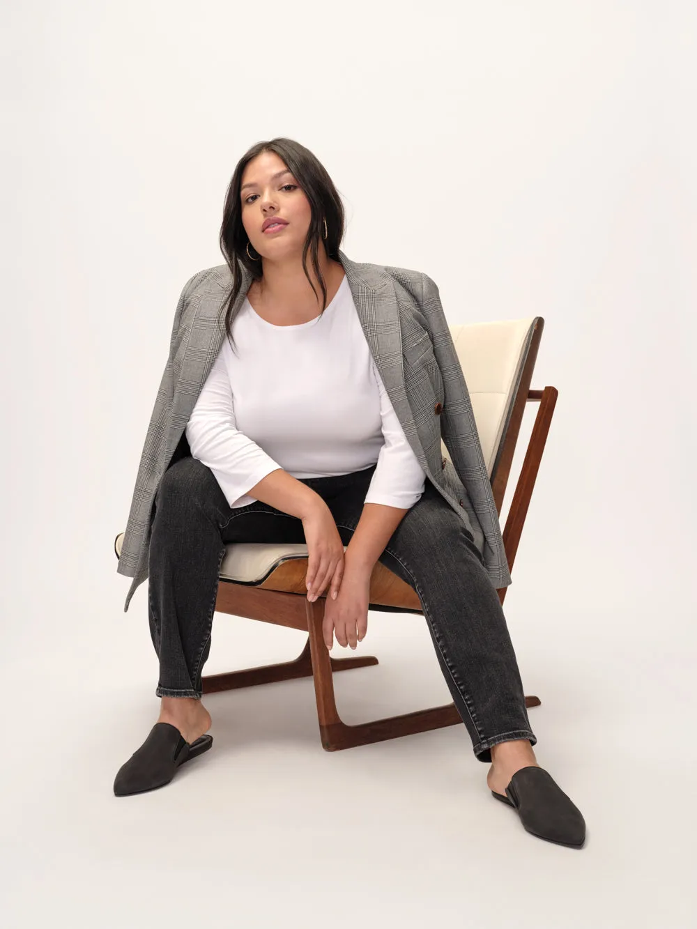 The Relaxed Check Blazer